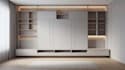 design media wall cabinets in mozaik