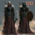 create dnd character art and concept art fantasy