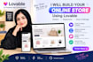 build a modern responsive online store using lovable