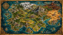 create a detailed fantasy world map for your book game or rpg