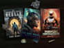 do a professional book cover, paperback, ebook hardcover and dust jacket