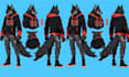 draw furry ref sheet fursuit reference sheet fursona ref sheet furry art