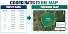 create professional gis maps from coordinates, kml, cad file