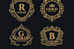 design a premium luxury and heraldic logo