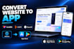convert website to app replit ai lovable base44 android ios app store publish