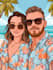 make couple portrait illustration