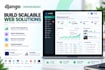 develop django saas mvp applications and saas dashboards
