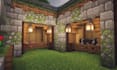 build minecraft spawn houses hubs village lobby base