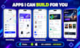 develop a flutter mobile app for ios and android