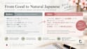 proofread and naturally improve your japanese text