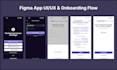 design modern mobile app UI UX in figma for ios and android