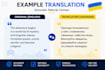 translate english content into native ukrainian