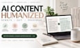 rewrite ai content, manually paraphrase articles, proofread and humanize text