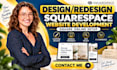 design squarespace website redesign squarespace website development square onlin