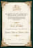 design gold foil nikkah certificate, nikkah nama