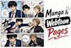 create manga webtoon comic pages sequential graphic novel cover character design