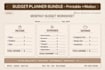 design aesthetic notion budget planner and printable tracker
