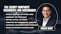 prepare tax exempt nonprofit documents and governance