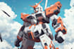 make gundam character illustration