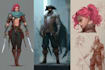 design a character anime