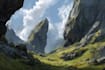 design detailed fantasy landscapes and environments