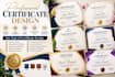 design professional custom certificates and awards