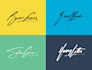 design signature, handwritten, script, cursive, logo design