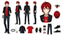 create a custom anime character model sheet with ai