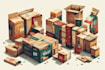 do carton box, delivery and card box design