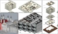 do architectural 2d drawings floor plans elevation, section