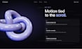 design a 3d animated website with interactive scroll and motion effects