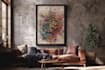 custom abstract arabic calligraphy wall art, unique digital art