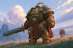 design a warhammer 40k art