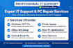 be your remote IT support for wisdom office 365 printer email network
