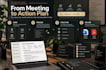 create professional meeting minutes from audio video notes