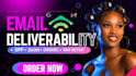 fix email deliverability, spf dkim dmarc and inbox placement