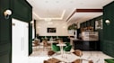 design 3d modern restaurant, lounge bar render,beverage bar interior,layout plan