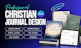 design redesign christian journal, planner, digital journal, planner, kdp, esty