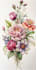 create botanical illustration of flowers
