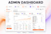 build a responsive react or next js admin dashboard
