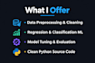 build machine learning regression and classification models in python