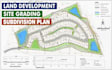 do real estate land development site grading master plan subdivision plot layout