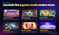 create mobile game ads, creatives and gameplay trailers