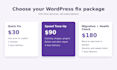 fix wordpress errors and improve your site speed and security