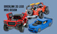 3d lego model lego technic lego car lego moc bricklink studio pdf instructions