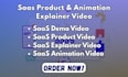 create saas explainer video, saas demo and animation video