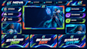 design animated twitch overlays