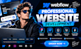 develop webflow website figma to webflow landing page cms and webflow redesign