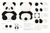 design plush reference sheet for stuffed animal, toy design and custom plushie