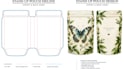 design standup pouch dieline artwork with print ready 3d packaging mockup